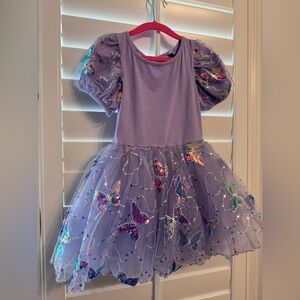 Purple Butterfly Kids Costume